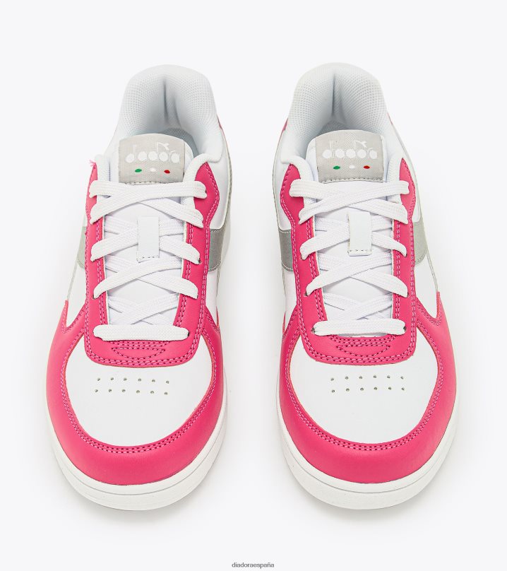 Raptor baja gs 8T8H4Z790 milenrama rosa/plata niños Diadora zapatos