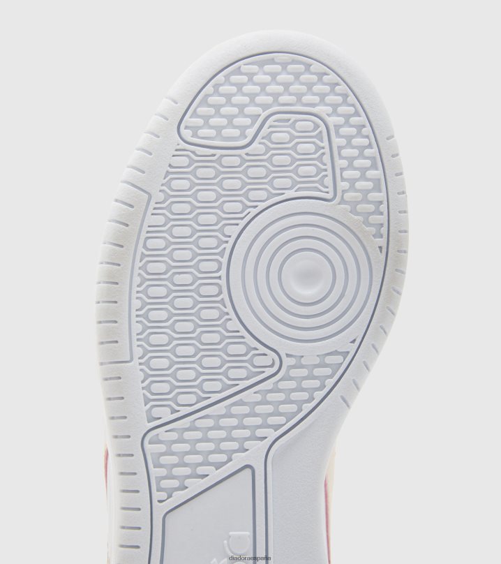 Raptor baja gs 8T8H4Z793 hueso blanco/tostado rosa pastel niños Diadora zapatos