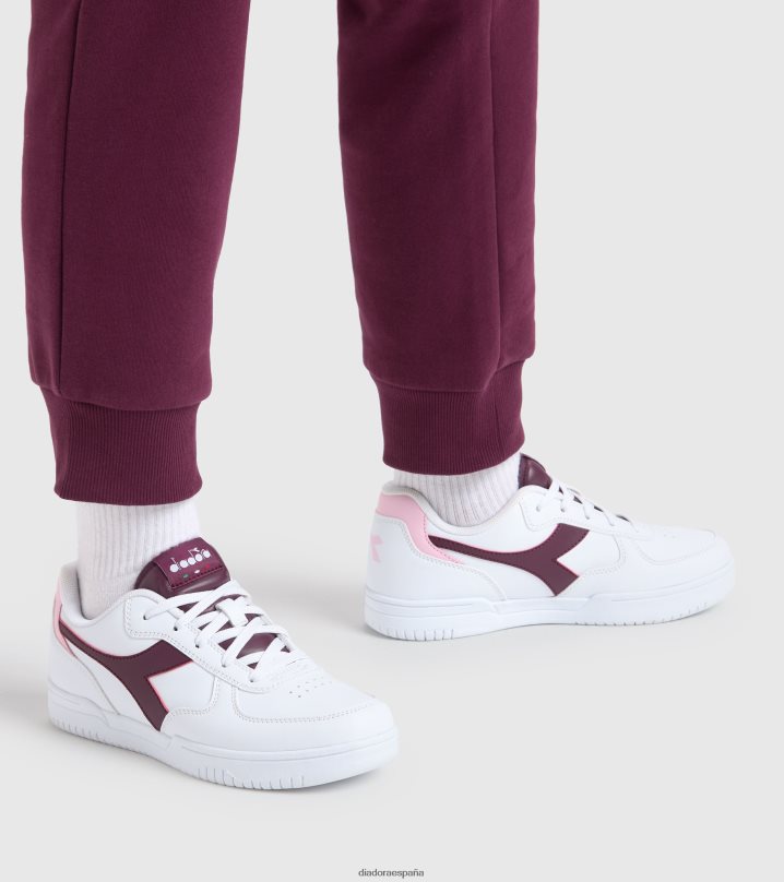 Raptor baja gs 8T8H4Z794 vino blanco/uva niños Diadora zapatos
