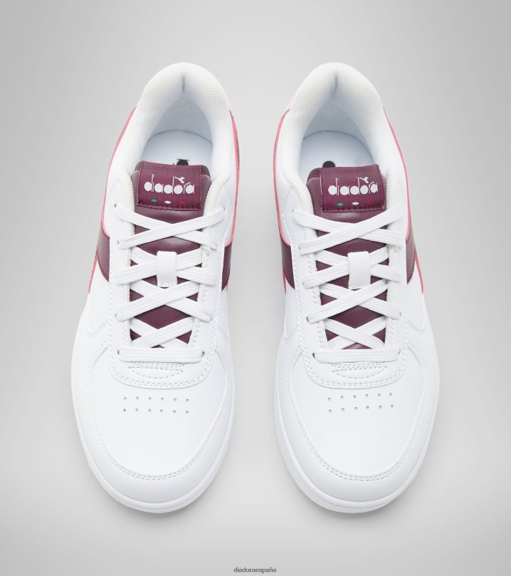 Raptor baja gs 8T8H4Z794 vino blanco/uva niños Diadora zapatos