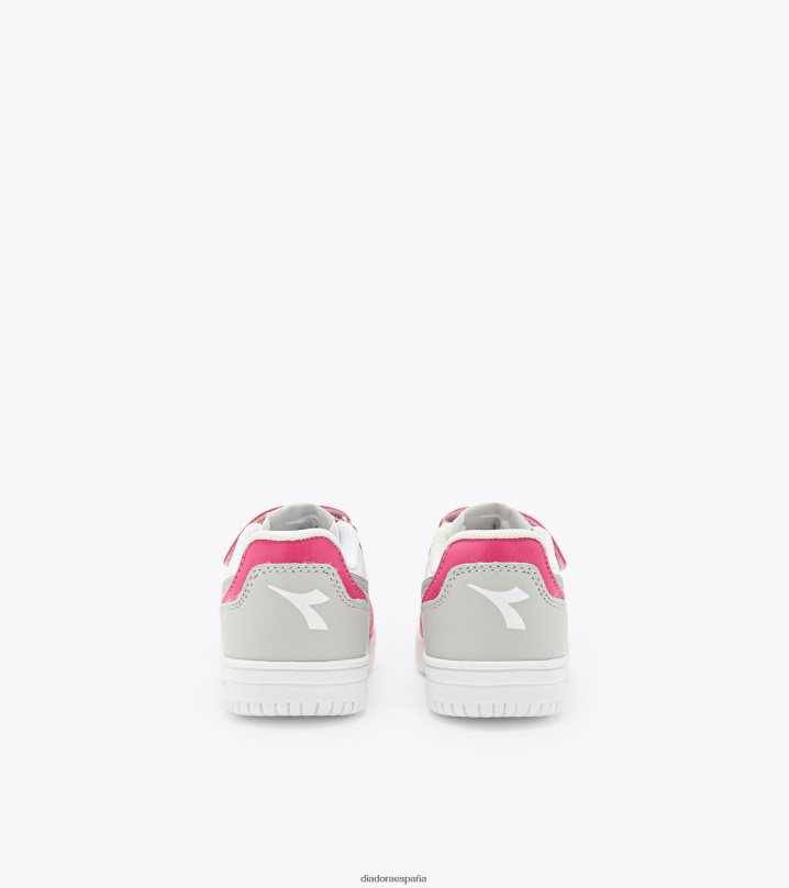 Raptor baja td 8T8H4Z867 milenrama rosa/plata niños Diadora zapatos