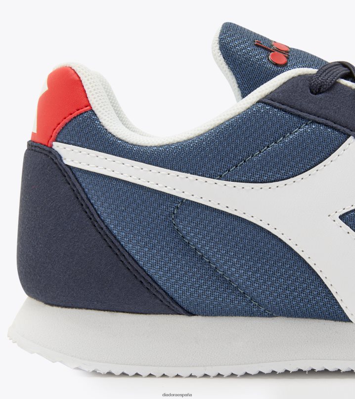 carrera simple gs 8T8H4Z826 alférez azul niños Diadora zapatos
