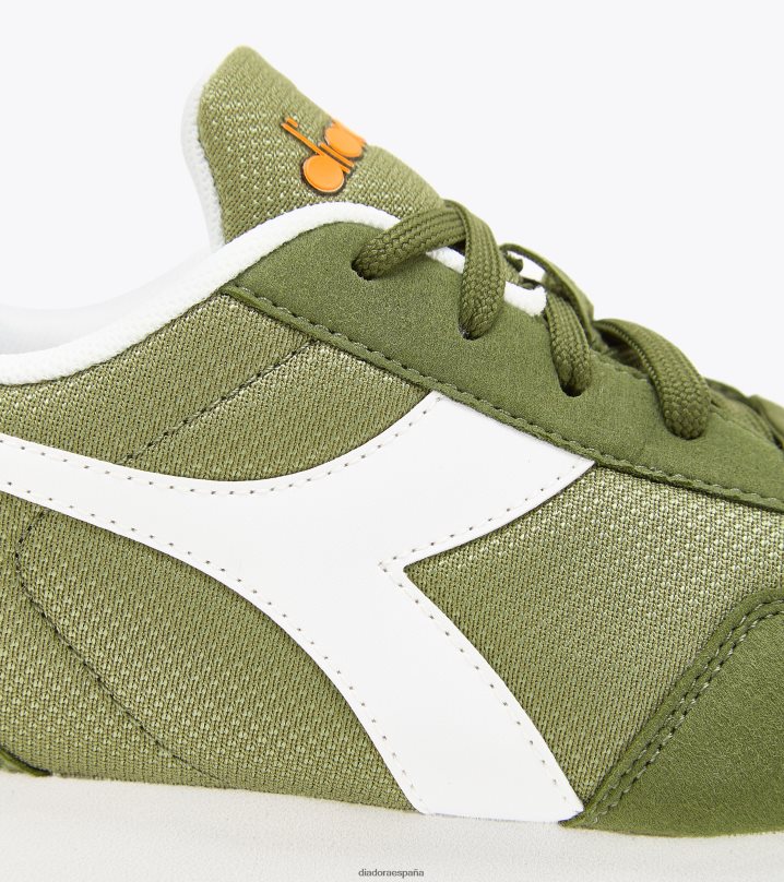 carrera simple gs 8T8H4Z828 hongo verde niños Diadora zapatos