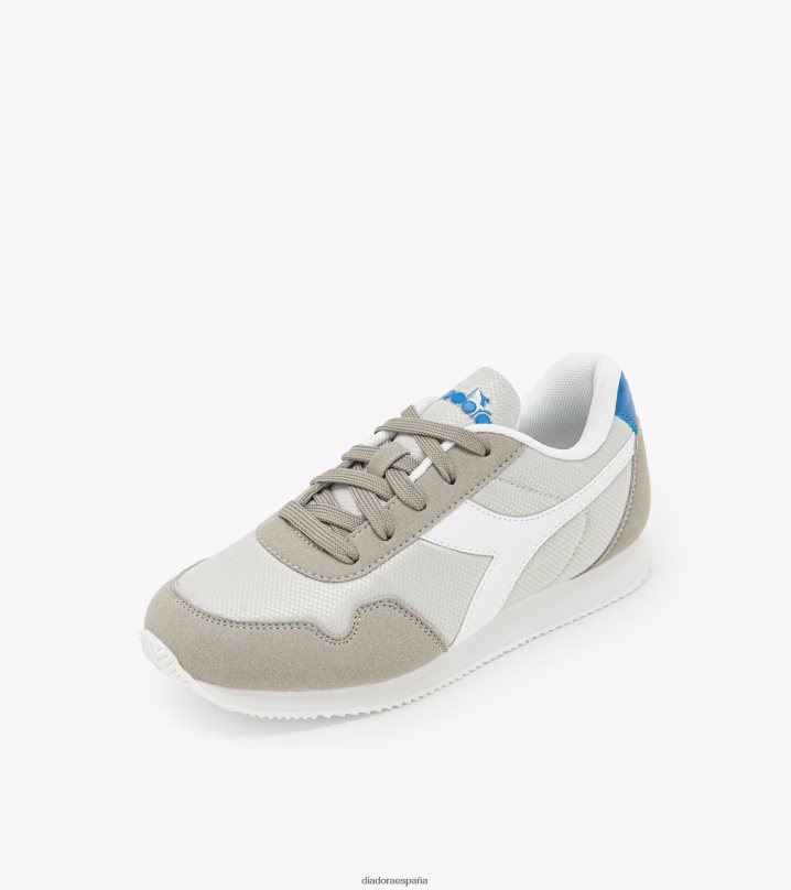 carrera simple gs 8T8H4Z829 paloma gris niños Diadora zapatos