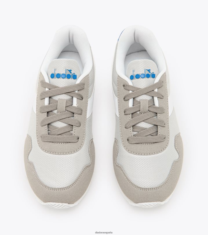 carrera simple gs 8T8H4Z829 paloma gris niños Diadora zapatos