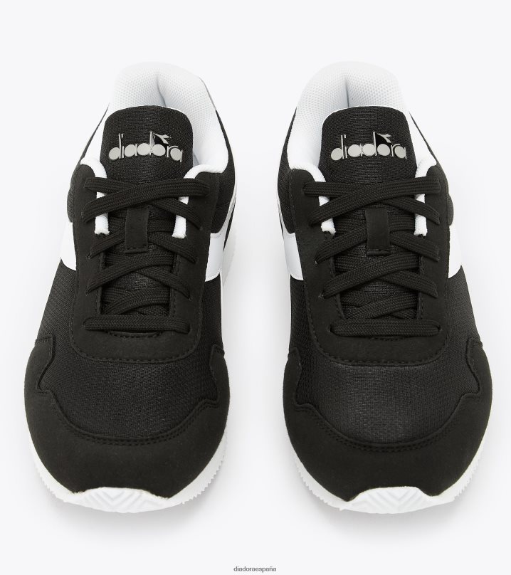 carrera simple gs 8T8H4Z830 negro niños Diadora zapatos
