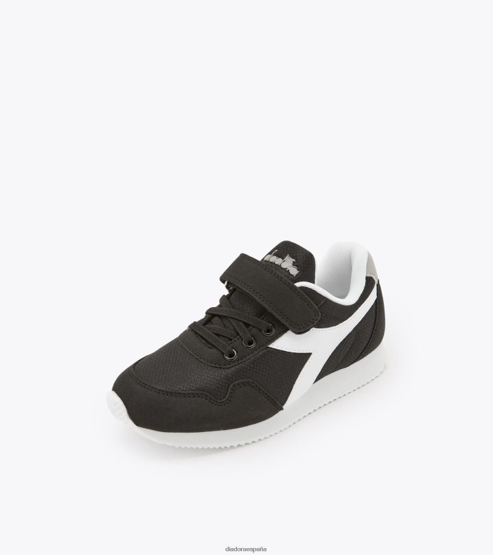carrera simple pd 8T8H4Z857 negro niños Diadora zapatos