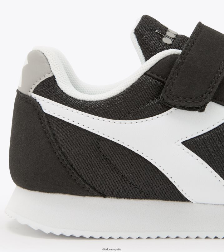 carrera simple pd 8T8H4Z857 negro niños Diadora zapatos