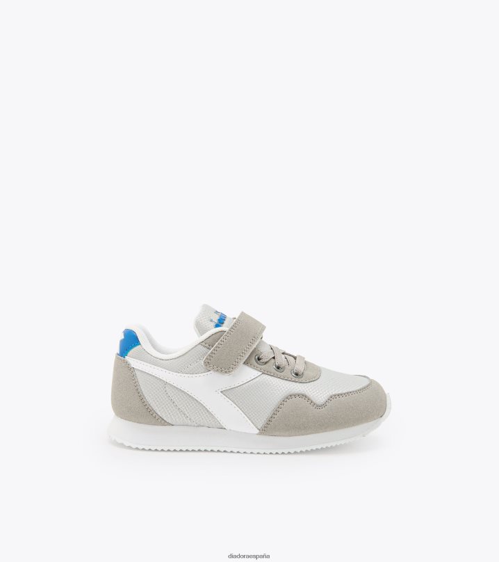 carrera simple pd 8T8H4Z861 paloma gris niños Diadora zapatos