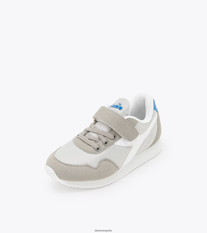 carrera simple pd 8T8H4Z861 paloma gris niños Diadora zapatos