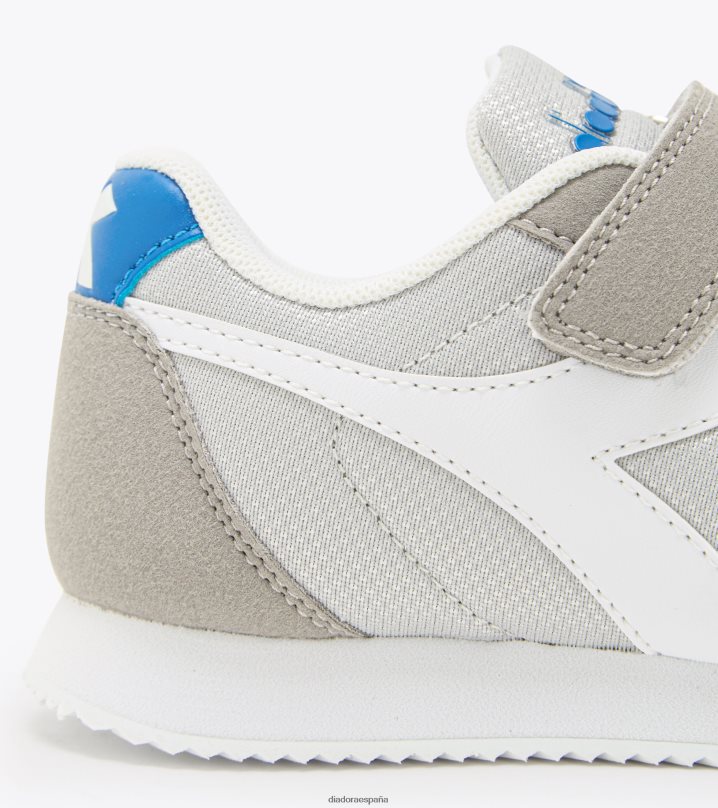 carrera simple pd 8T8H4Z861 paloma gris niños Diadora zapatos