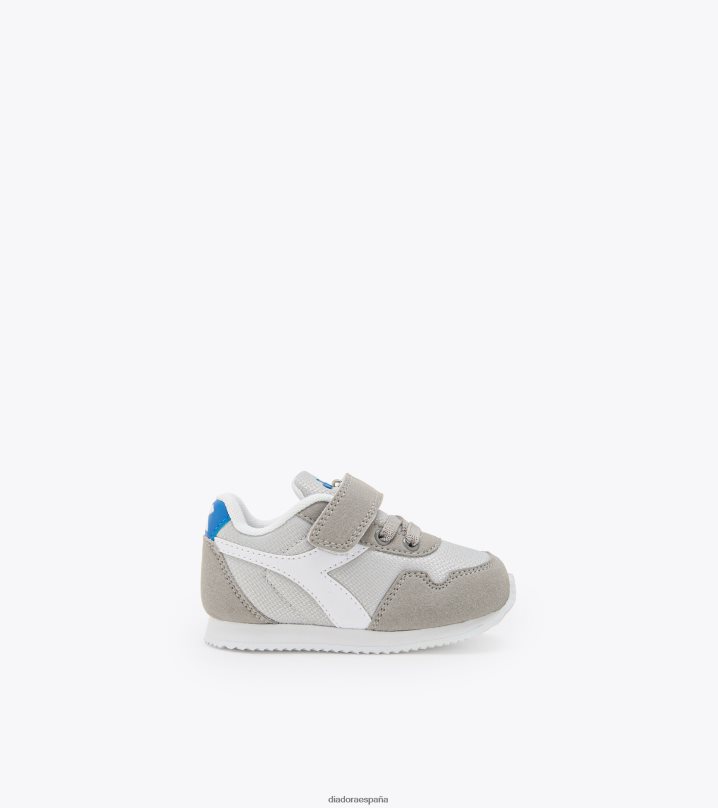 ejecución simple td 8T8H4Z901 paloma gris niños Diadora zapatos