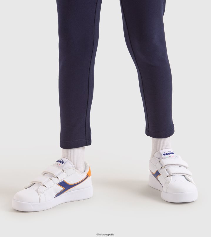 juego p p p 8T8H4Z882 cuarzo blanco/azul niños Diadora zapatos