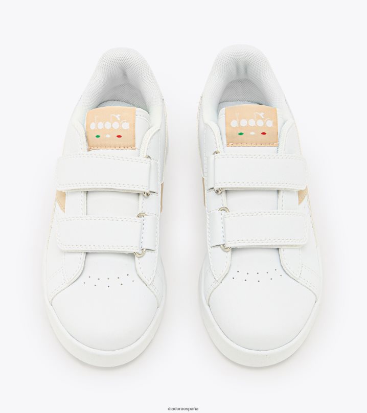 juego p p p 8T8H4Z891 blanco/rosa susurro niños Diadora zapatos