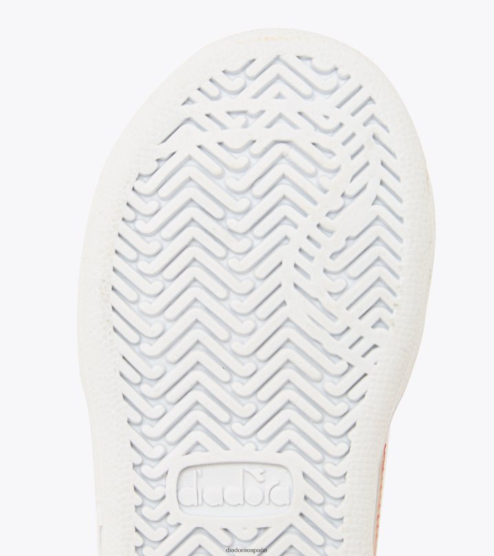 juego p td 8T8H4Z904 blanco/rojo agridulce niños Diadora zapatos