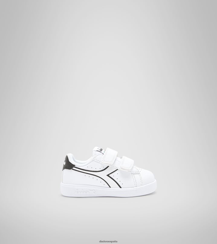 juego p td 8T8H4Z905 blanco negro niños Diadora zapatos