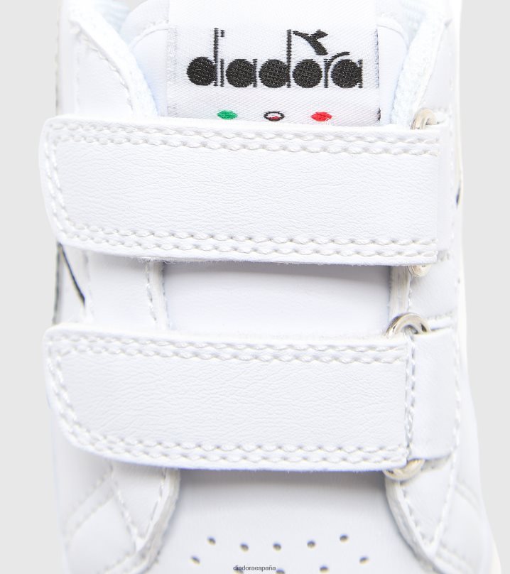 juego p td 8T8H4Z905 blanco negro niños Diadora zapatos