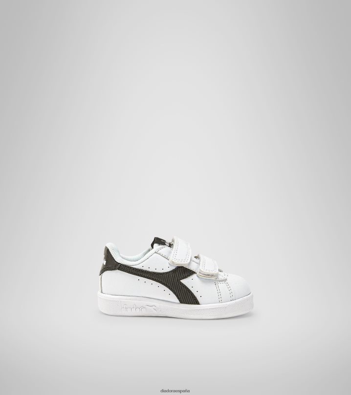 juego p td 8T8H4Z909 blanco negro niños Diadora zapatos