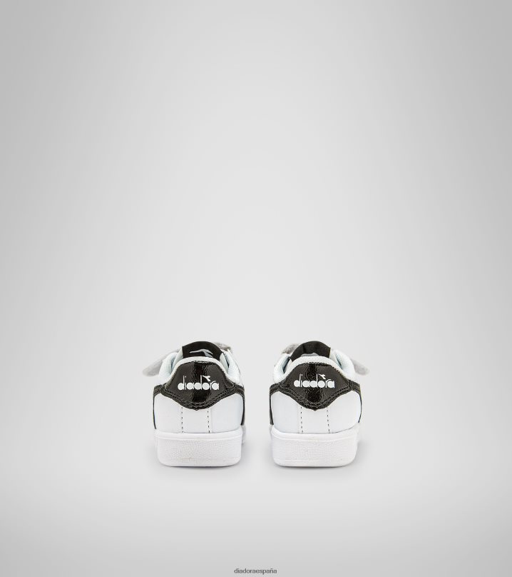 juego p td 8T8H4Z909 blanco negro niños Diadora zapatos