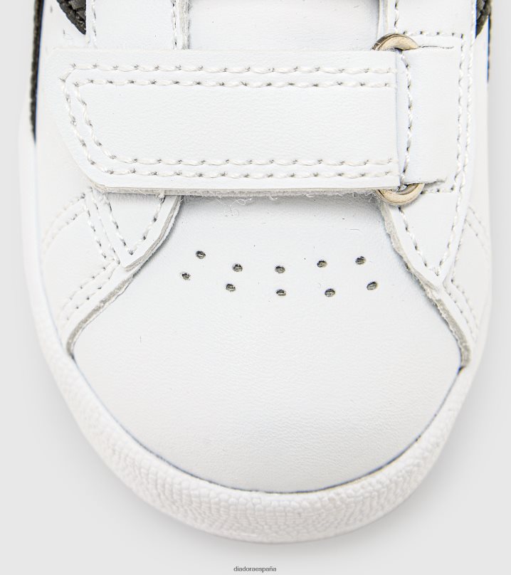 juego p td 8T8H4Z909 blanco negro niños Diadora zapatos