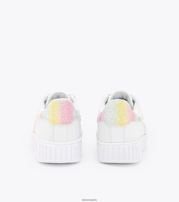 juego paso bloom gs 8T8H4Z796 blanco/azul cielo niños Diadora zapatos