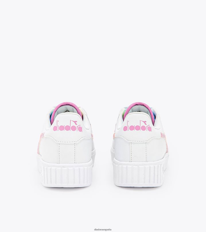 juego paso brillo gs 8T8H4Z800 blanco/ciclamen niños Diadora zapatos