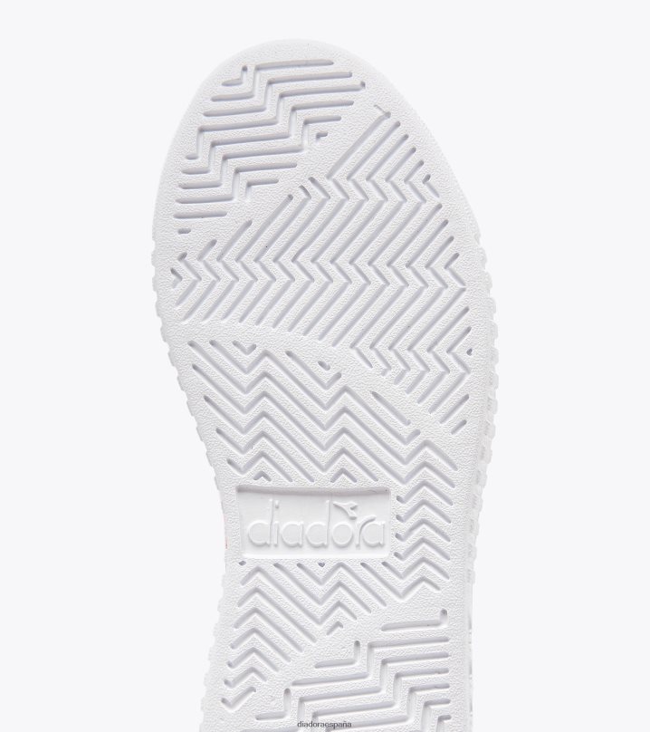 juego paso flor pd 8T8H4Z803 blanco/magenta niños Diadora zapatos