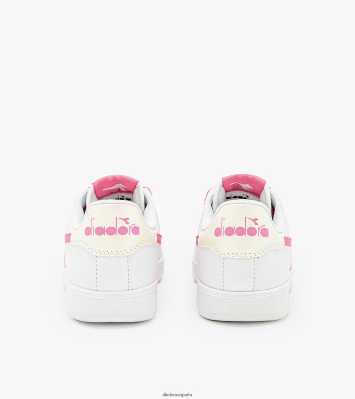 juego pgs 8T8H4Z842 clavel blanco/rosa niños Diadora zapatos