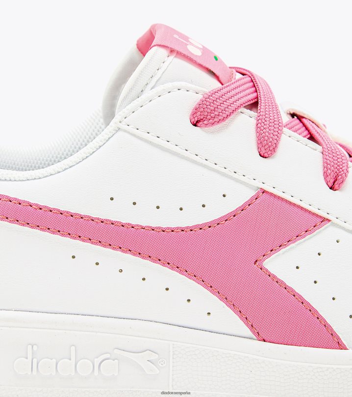 juego pgs 8T8H4Z842 clavel blanco/rosa niños Diadora zapatos