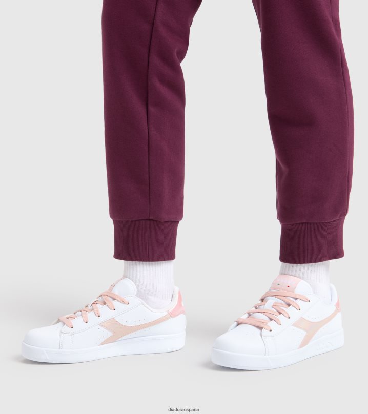 juego pgs 8T8H4Z844 látigo blanco/melocotón niños Diadora zapatos