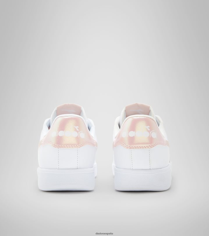 juego pgs 8T8H4Z844 látigo blanco/melocotón niños Diadora zapatos