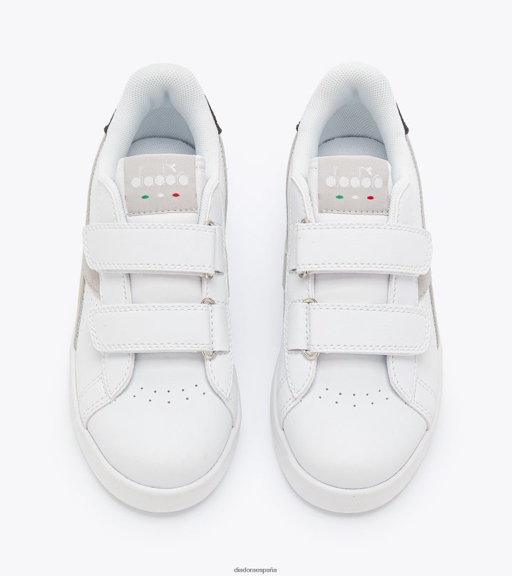 juego ritmo as pd 8T8H4Z897 blanco/azul amanecer niños Diadora zapatos