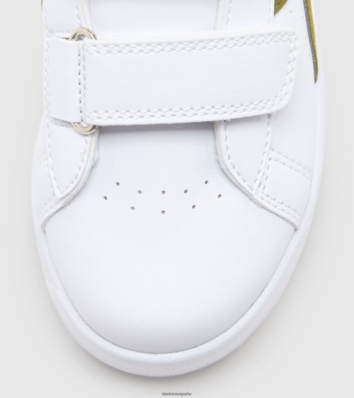 juego ritmo as pd 8T8H4Z898 blanco/aguacate niños Diadora zapatos