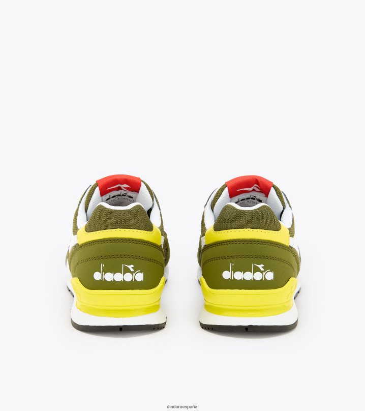 n.92 gs 8T8H4Z817 aguacate/blanco/amarillo vibrante niños Diadora zapatos