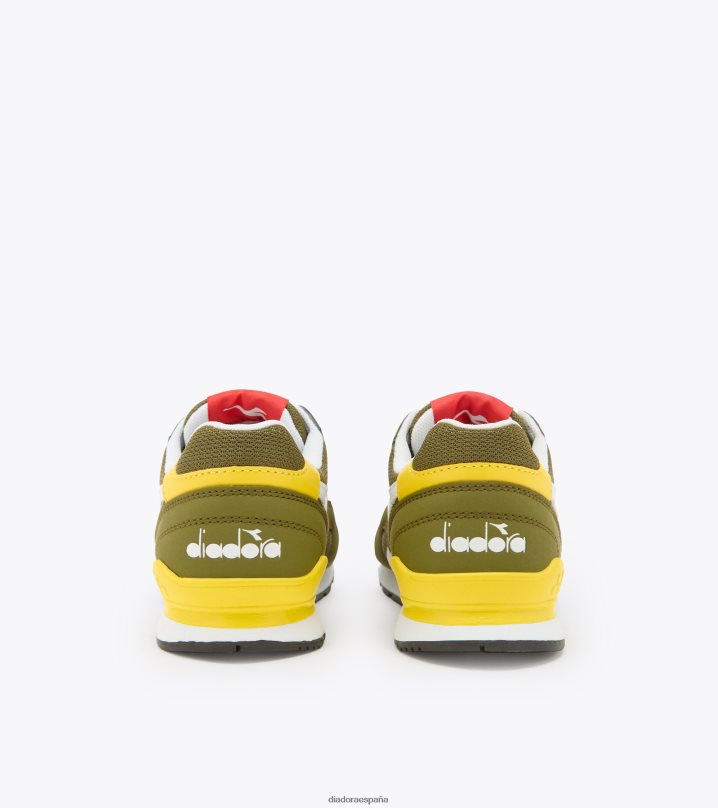 n.92 ps 8T8H4Z810 aguacate/blanco/amarillo vibrante niños Diadora zapatos