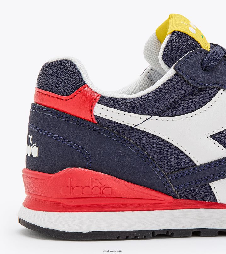 n.92 ps 8T8H4Z811 chaquetón/blanco/rojo alto riesgo niños Diadora zapatos