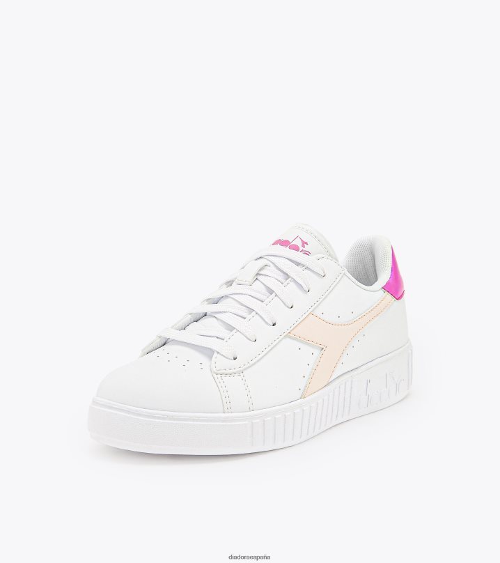 paso del juego gs 8T8H4Z805 blanco/robinia violeta niños Diadora zapatos