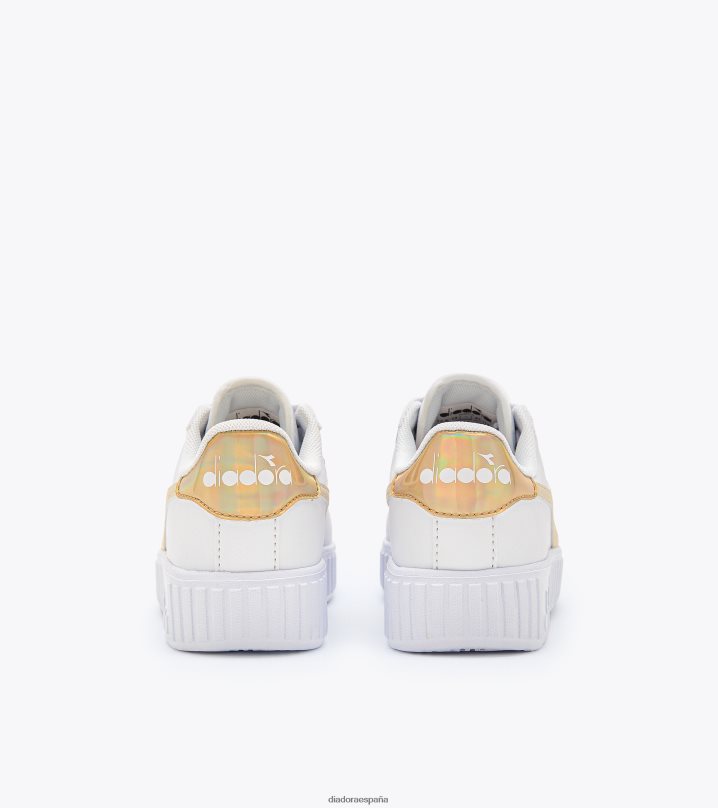 paso del juego pd 8T8H4Z806 blanco/gris humo niños Diadora zapatos