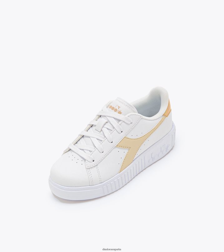 paso del juego pd 8T8H4Z806 blanco/gris humo niños Diadora zapatos
