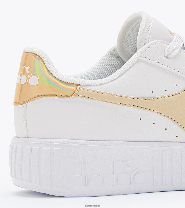 paso del juego pd 8T8H4Z806 blanco/gris humo niños Diadora zapatos