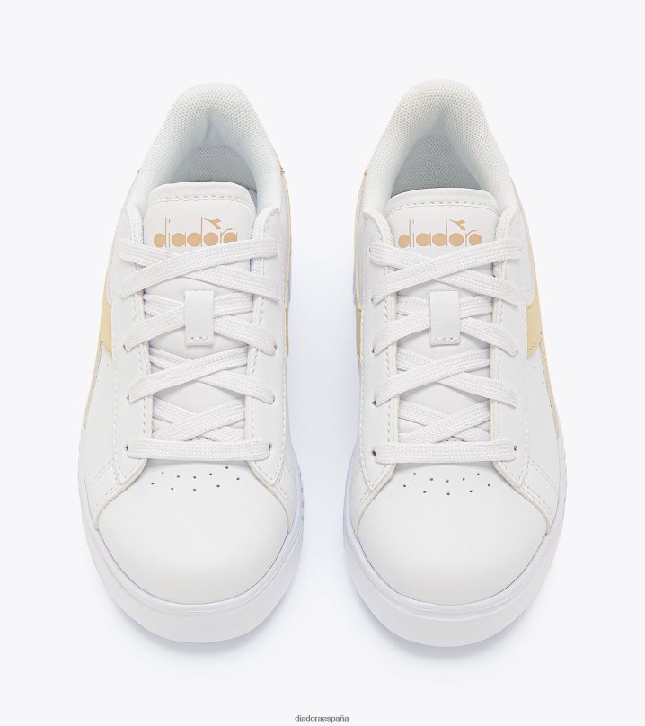 paso del juego pd 8T8H4Z806 blanco/gris humo niños Diadora zapatos