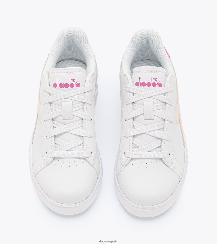 paso del juego pd 8T8H4Z807 blanco/robinia violeta niños Diadora zapatos