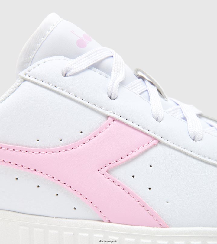 paso del juego pd 8T8H4Z809 blanco/rosa metalizado niños Diadora zapatos