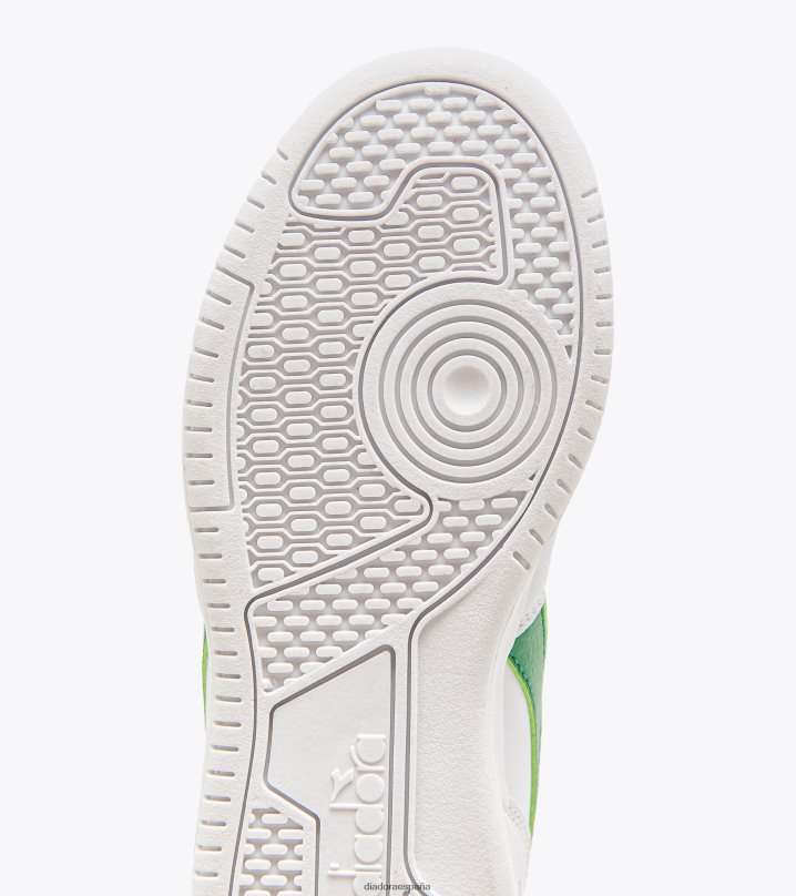 raptor baja ps 8T8H4Z834 blanco/verde alegre niños Diadora zapatos