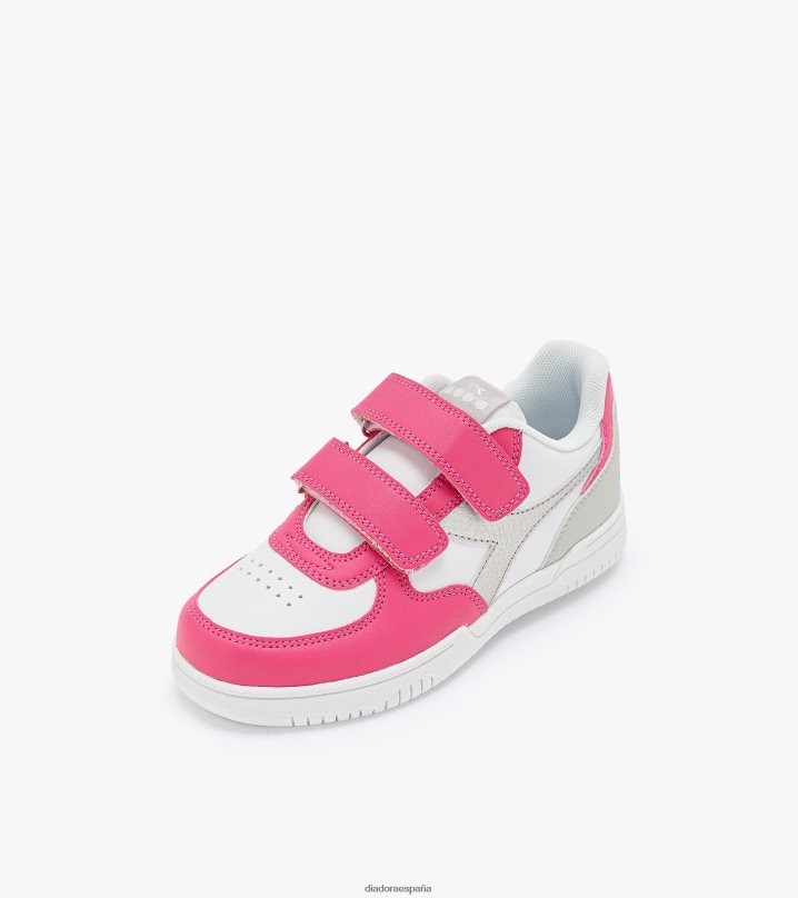 raptor baja ps 8T8H4Z836 milenrama rosa/plata niños Diadora zapatos