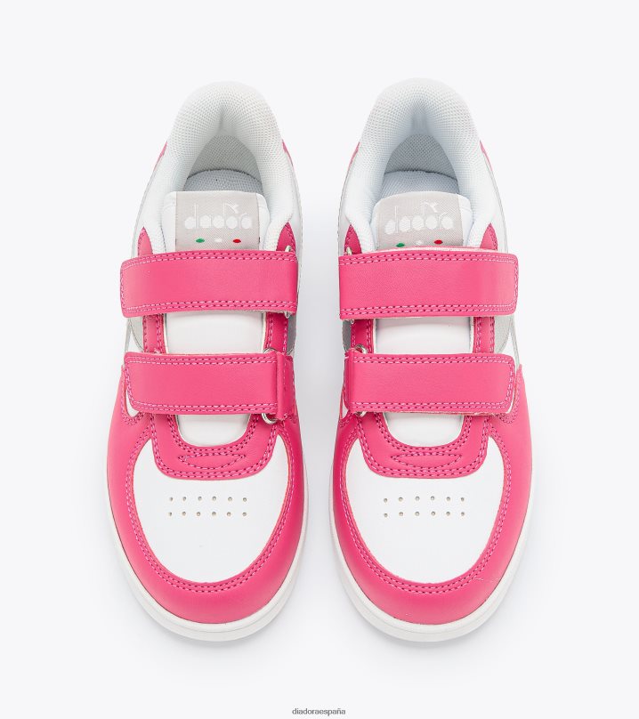 raptor baja ps 8T8H4Z836 milenrama rosa/plata niños Diadora zapatos