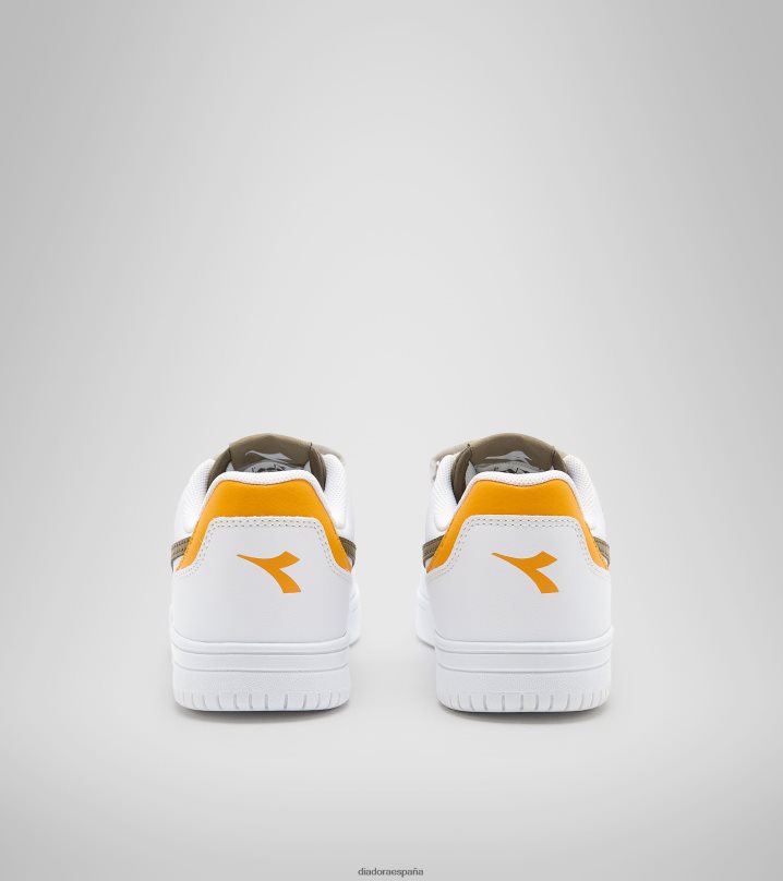 raptor baja ps 8T8H4Z837 blanco/oliva oscuro niños Diadora zapatos