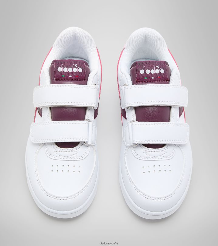 raptor baja ps 8T8H4Z840 vino blanco/uva niños Diadora zapatos