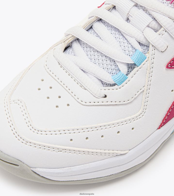 s. reto 5 sl jr 8T8H4Z821 dama blanca/rosa niños Diadora zapatos