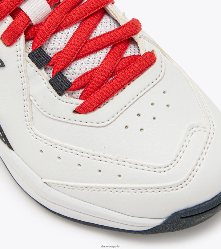 s. reto 5 sl jr 8T8H4Z822 blanco/azul corsario/rojo fuego niños Diadora zapatos